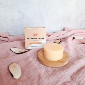 Haarmasker bar met honing